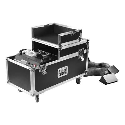 DMX512 Μηχανή ομίχλης σκηνής τηλεχειριστήριο 3000w 2 σωλήνες Μηχανή ομίχλης στην σκηνή