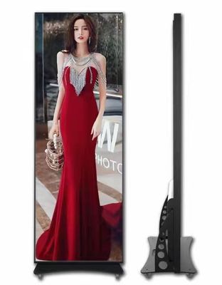 CE 640*1920 έξυπνη οθόνη αφίσας LED P4 εσωτερικό 1920hz 2.604mm