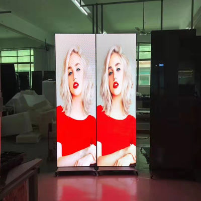 CE 640*1920 έξυπνη οθόνη αφίσας LED P4 εσωτερικό 1920hz 2.604mm
