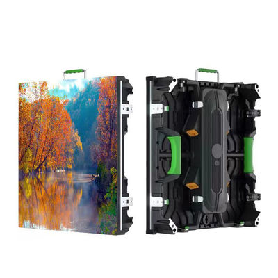 1920hz P2.604 500x500mm εσωτερική ενοικίαση οθόνης LED 90 μοίρες σύνδεση