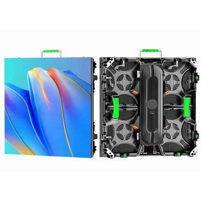 1920hz P2.604 500x500mm εσωτερική ενοικίαση οθόνης LED 90 μοίρες σύνδεση