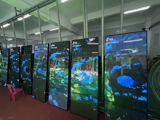 Αλουμινίου Σιδήρου Χάλυβα LED αφίσα οθόνη 960*1920 LED οθόνη P2.5 εσωτερική 3840hz IP56